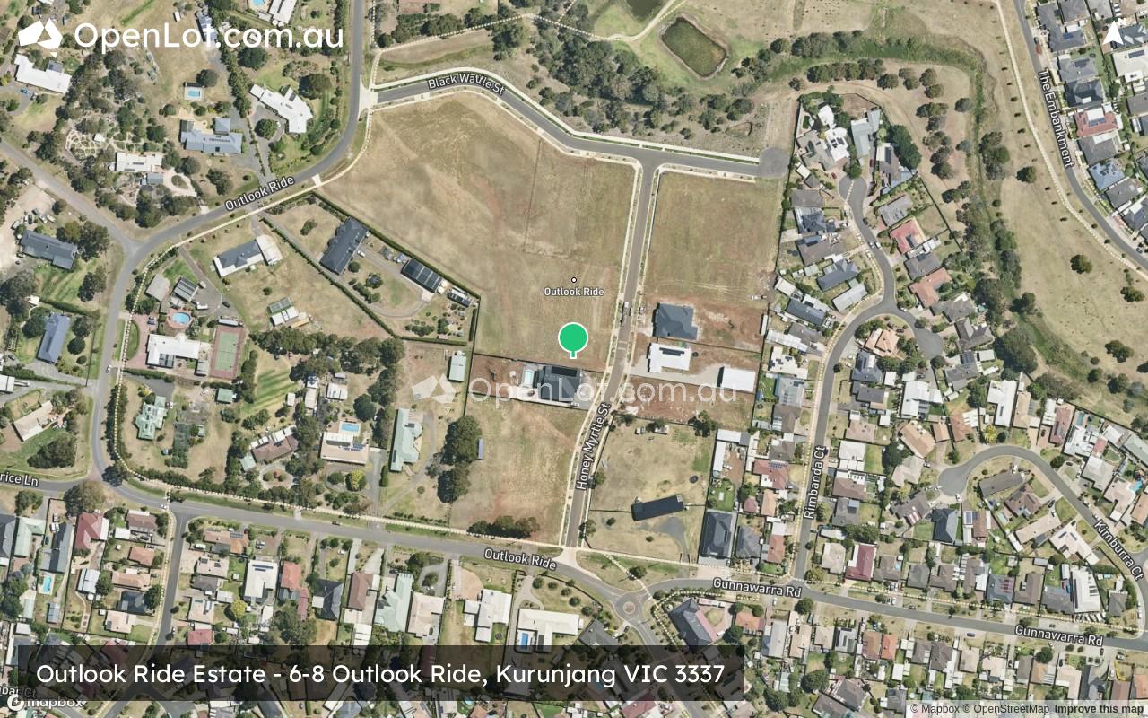 Satellite image for Outlook Ride Estate - 6-8 Outlook Ride, Kurunjang VIC 3337