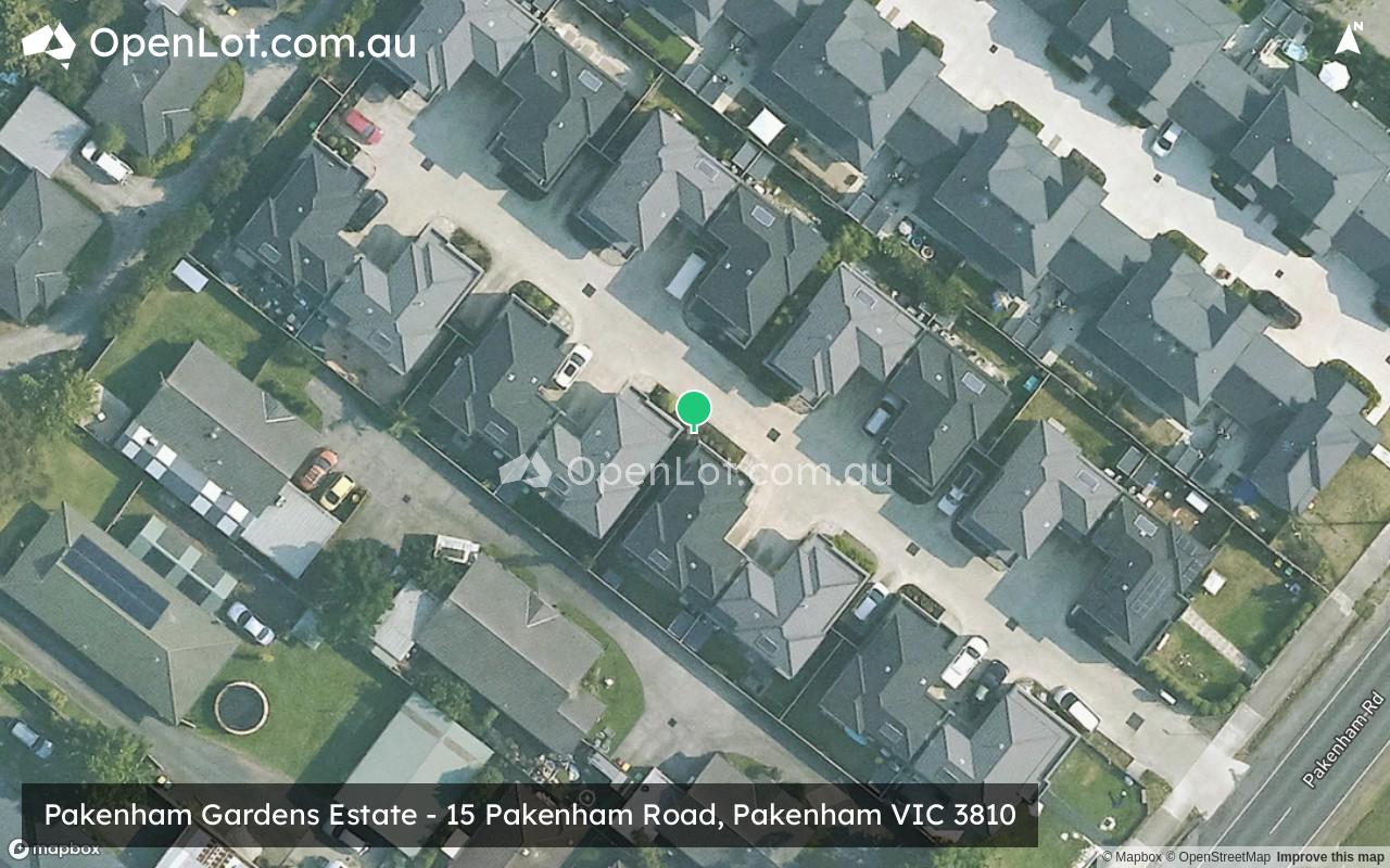Satellite image for Pakenham Gardens Estate - 15 Pakenham Road, Pakenham VIC 3810