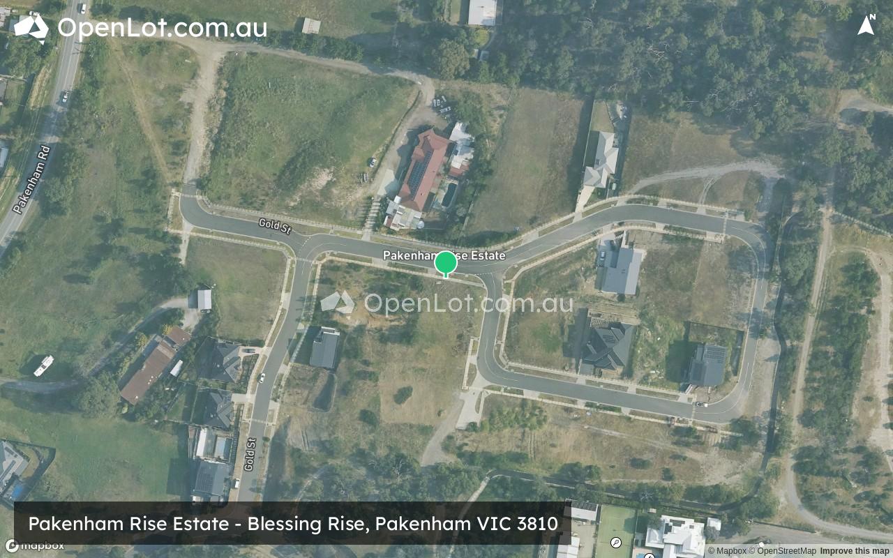 Satellite image for Pakenham Rise Estate - Blessing Rise, Pakenham VIC 3810