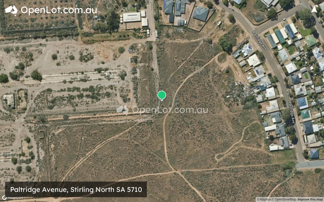 Satellite image for Paltridge Avenue, Stirling North SA 5710