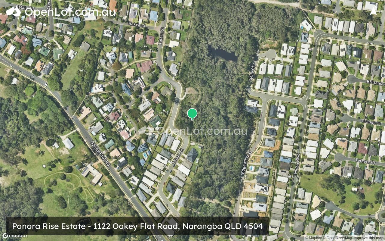 Satellite image for Panora Rise Estate - 1122 Oakey Flat Road, Narangba QLD 4504