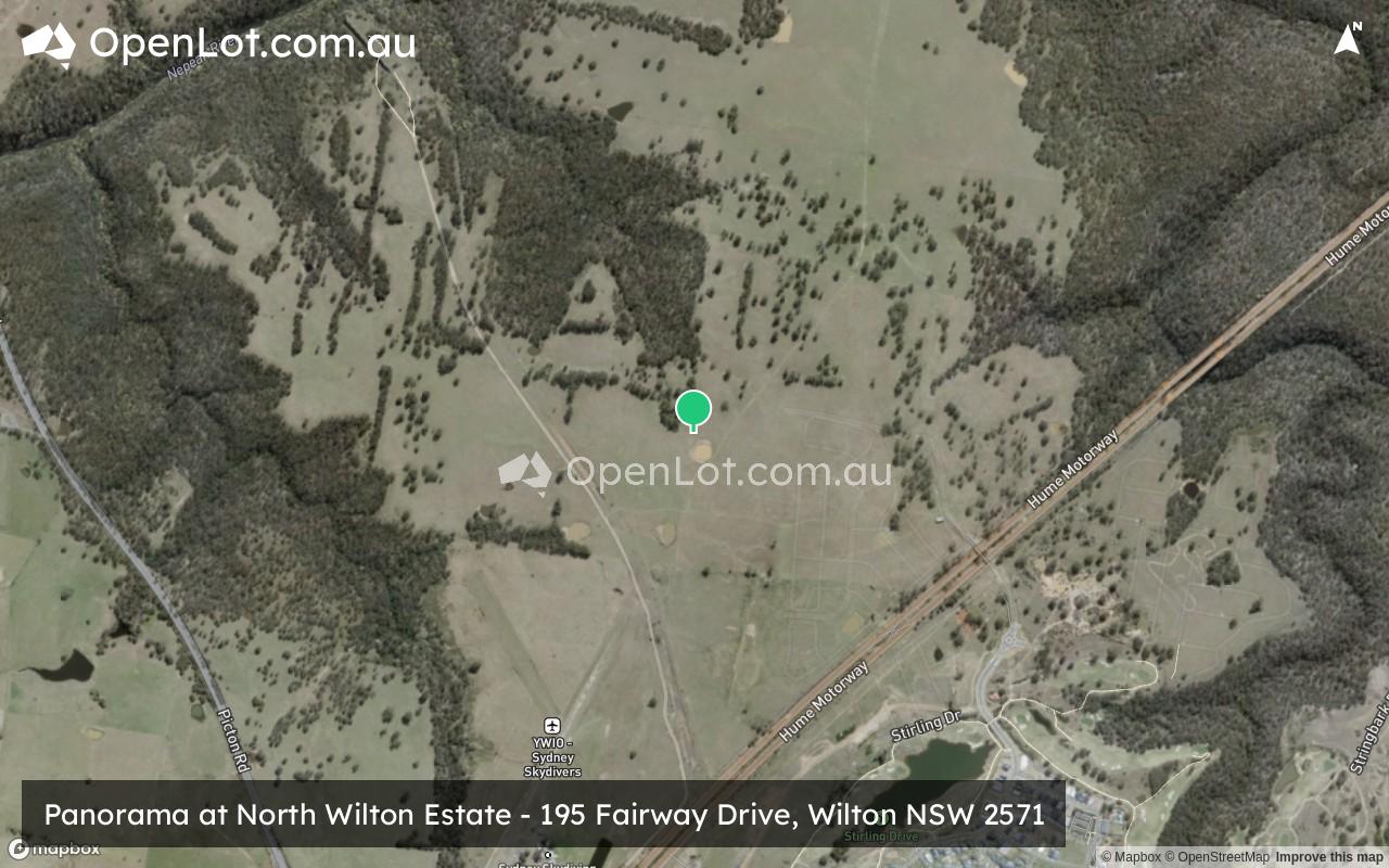 Satellite image for Panorama at North Wilton Estate - 195 Fairway Drive, Wilton NSW 2571