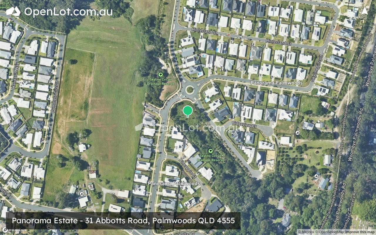 Satellite image for Panorama Estate - 31 Abbotts Road, Palmwoods QLD 4555