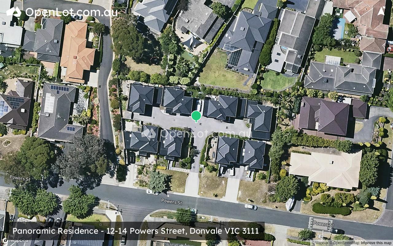 Satellite image for Panoramic Residence - 12-14 Powers Street, Donvale VIC 3111