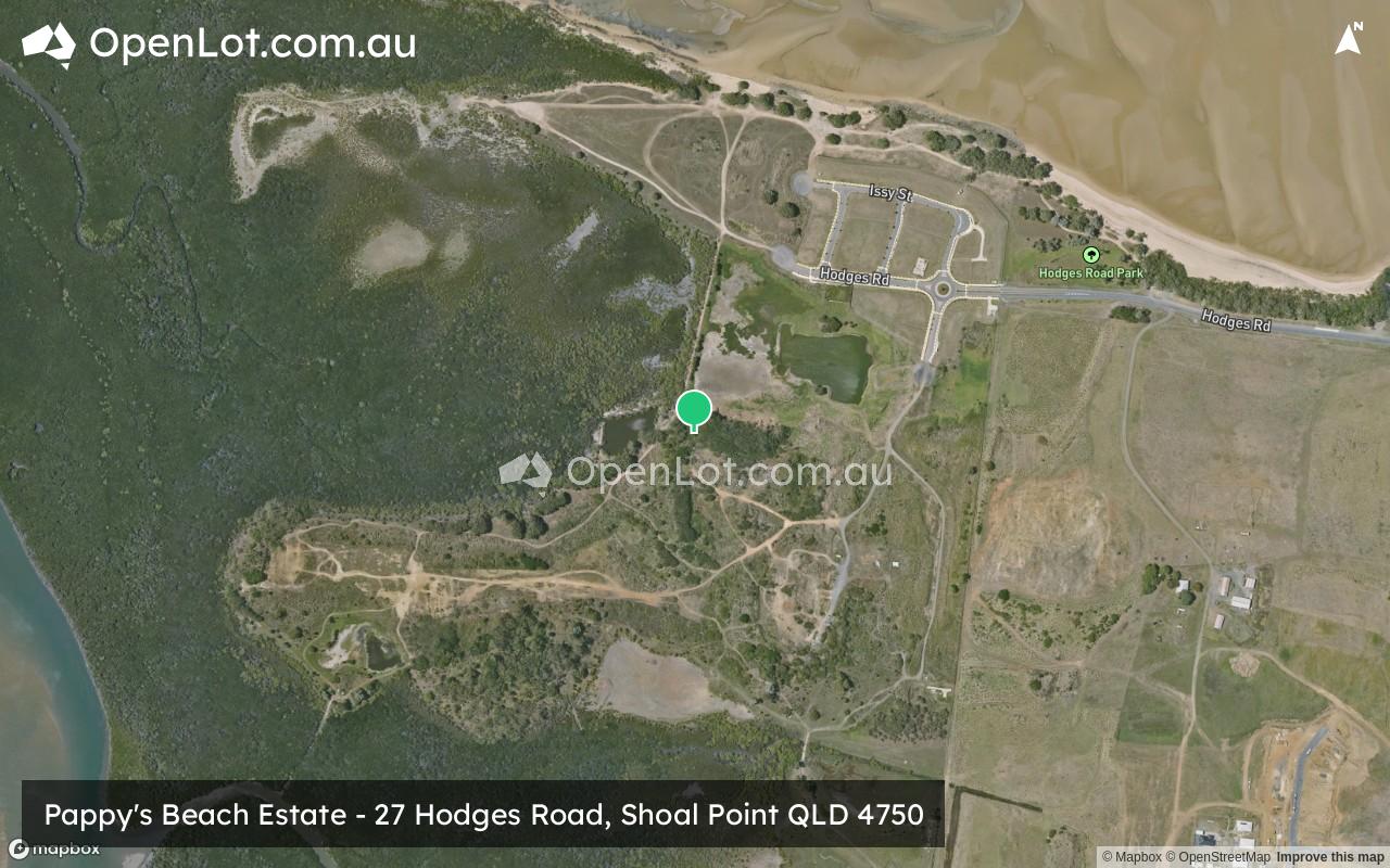Satellite image for Pappy's Beach Estate - 27 Hodges Road, Shoal Point QLD 4750