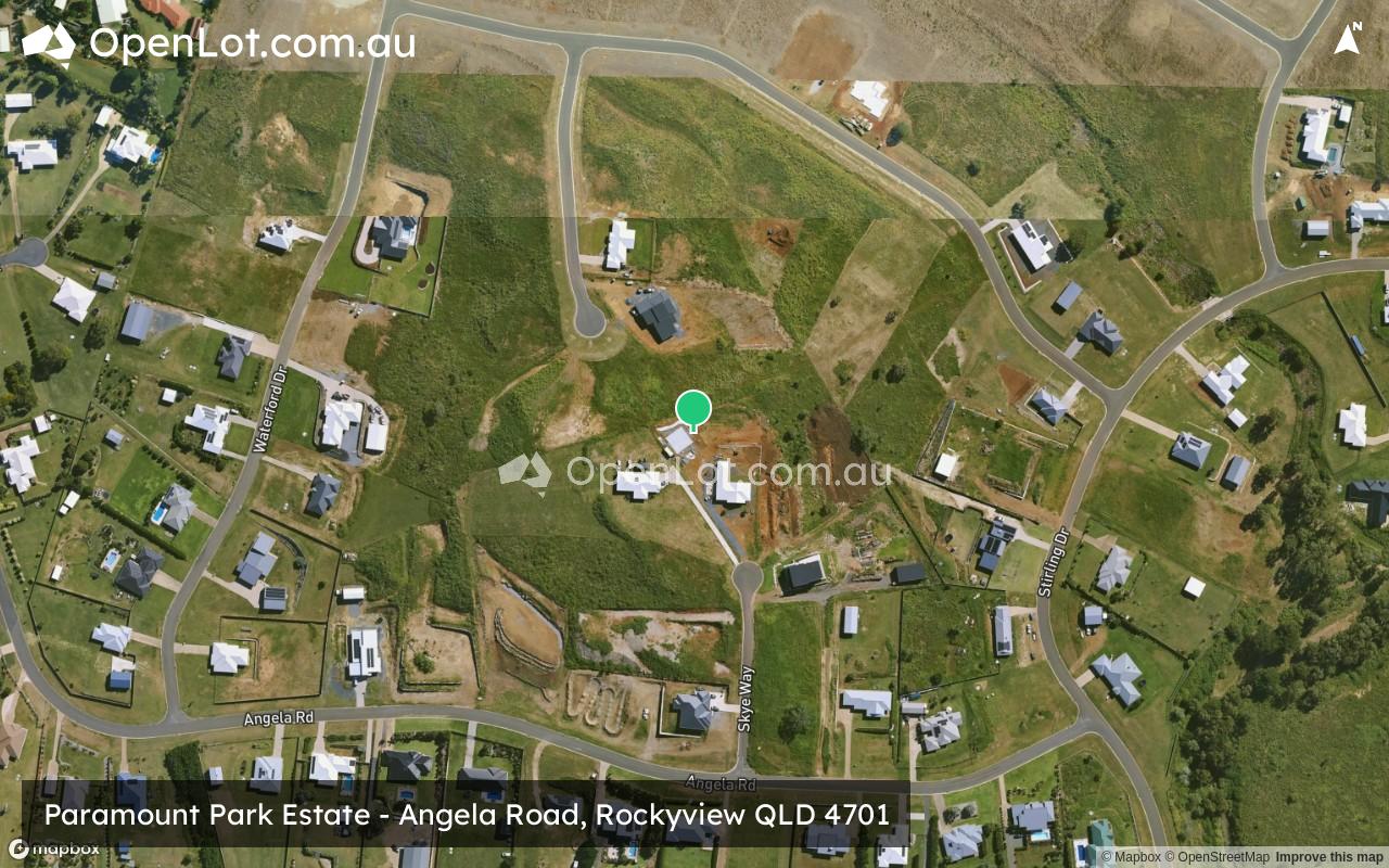 Satellite image for Paramount Park Estate - Angela Road, Rockyview QLD 4701