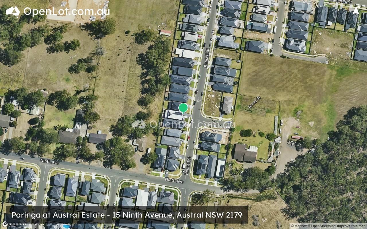 Satellite image for Paringa at Austral Estate - 15 Ninth Avenue, Austral NSW 2179