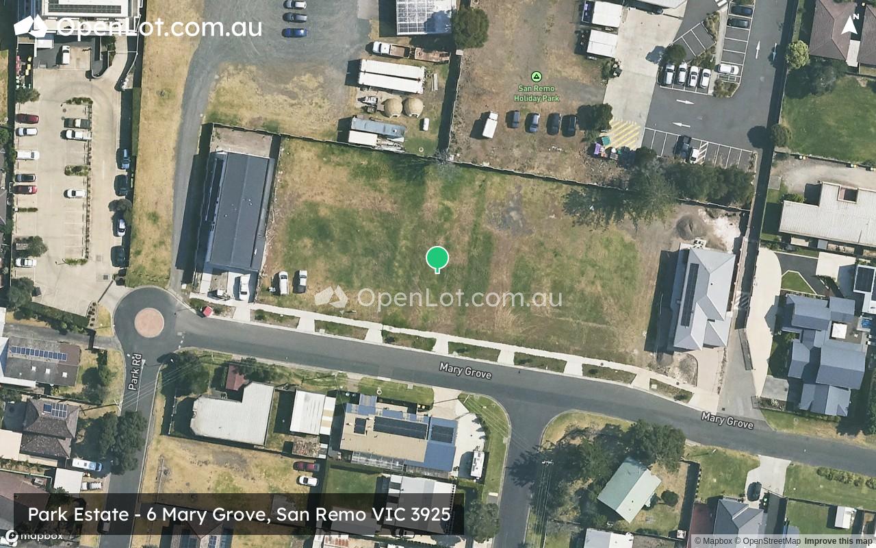 Satellite image for Park Estate - 6 Mary Grove, San Remo VIC 3925