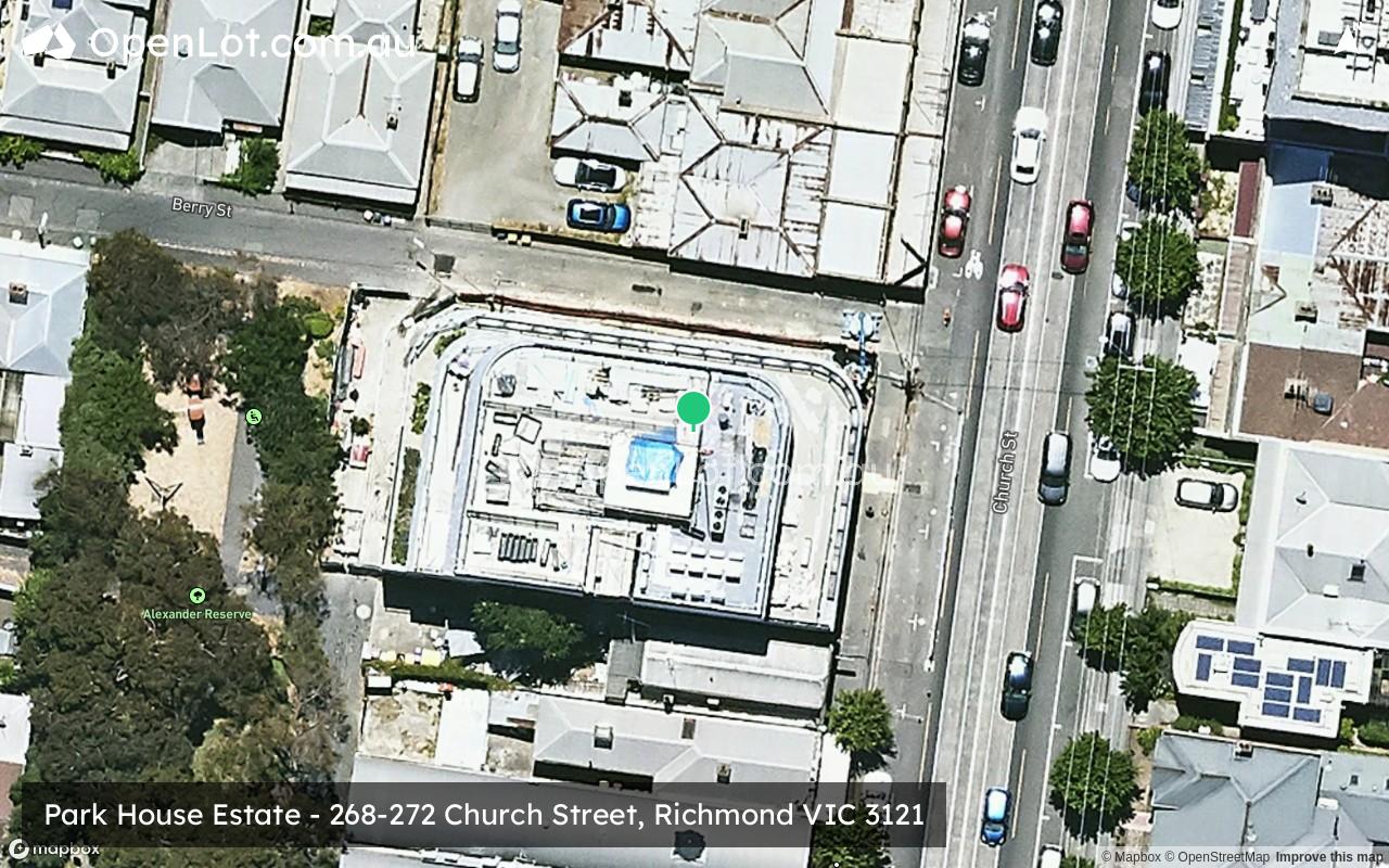 Satellite image for Park House Estate - 268-272 Church Street, Richmond VIC 3121