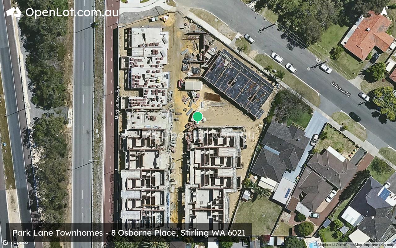 Satellite image for Park Lane Townhomes - 8 Osborne Place, Stirling WA 6021