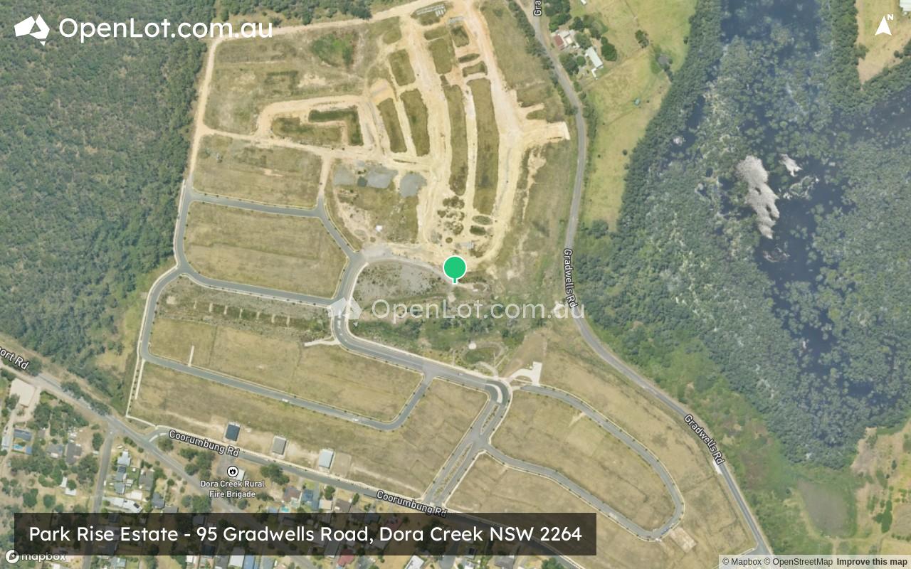 Satellite image for Park Rise Estate - 95 Gradwells Road, Dora Creek NSW 2264
