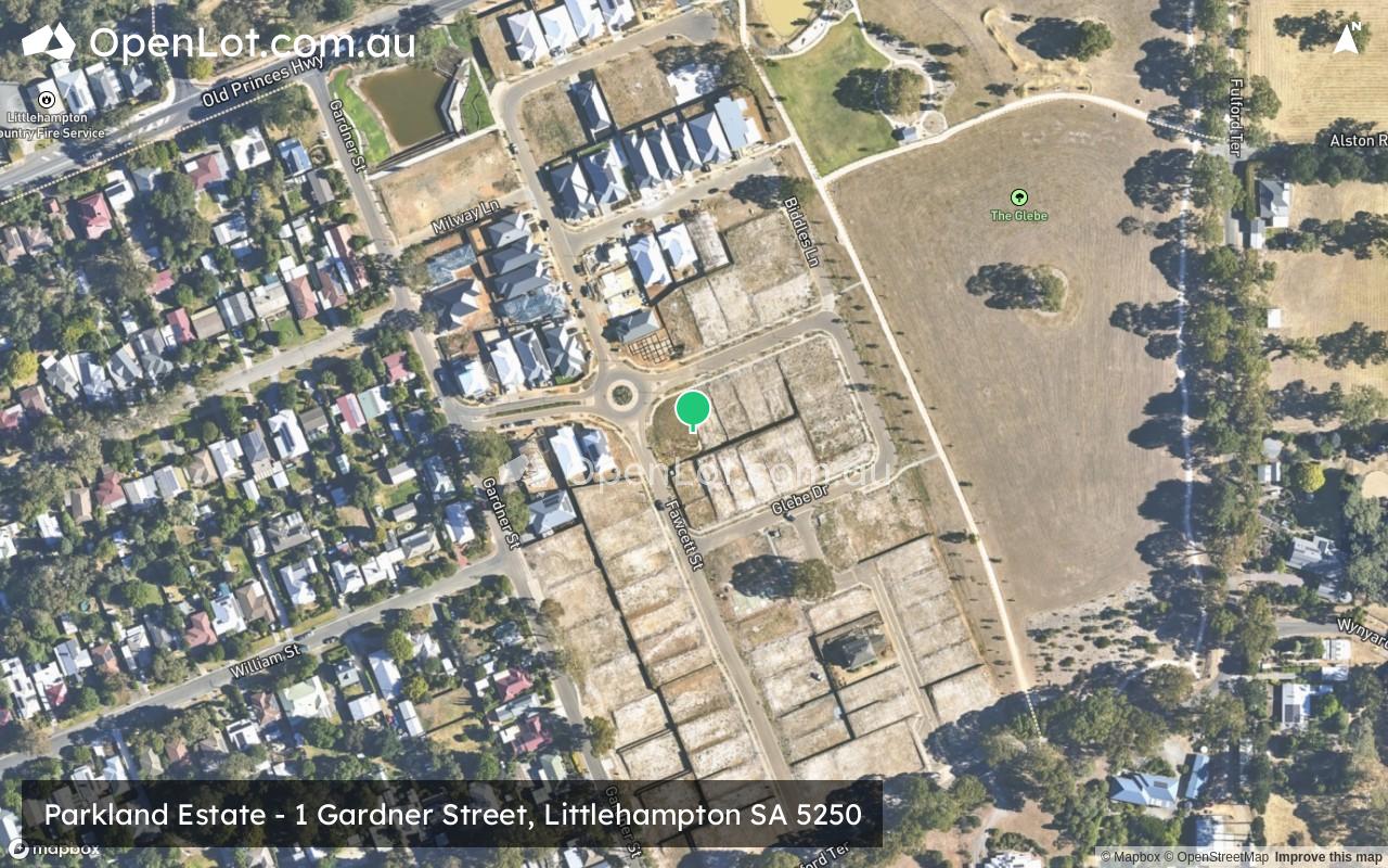 Satellite image for Parkland Estate - 1 Gardner Street, Littlehampton SA 5250