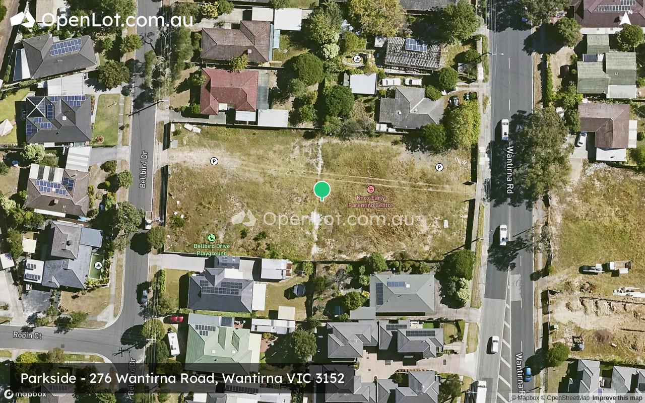 Satellite image for Parkside - 276 Wantirna Road, Wantirna VIC 3152