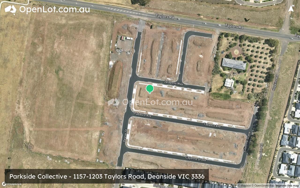 Satellite image for Parkside Collective - 1157-1203 Taylors Road, Deanside VIC 3336