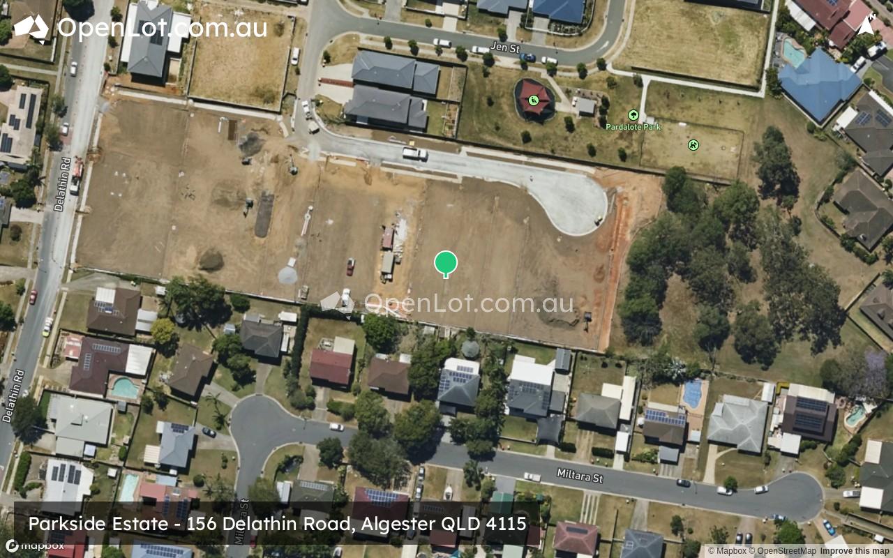 Satellite image for 156 Delathin Road, Algester QLD 4115
