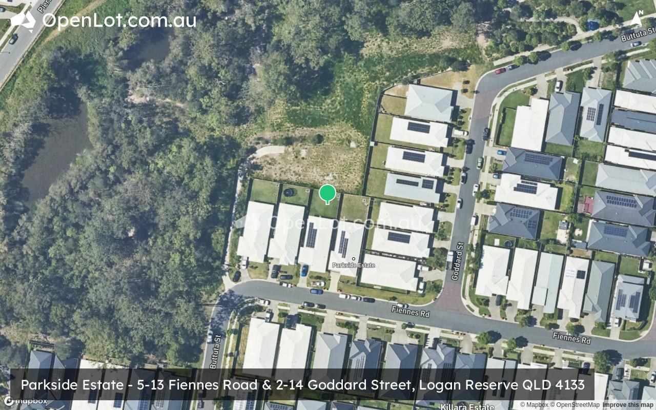 Satellite image for Parkside Estate - 5-13 Fiennes Road & 2-14 Goddard Street, Logan Reserve QLD 4133