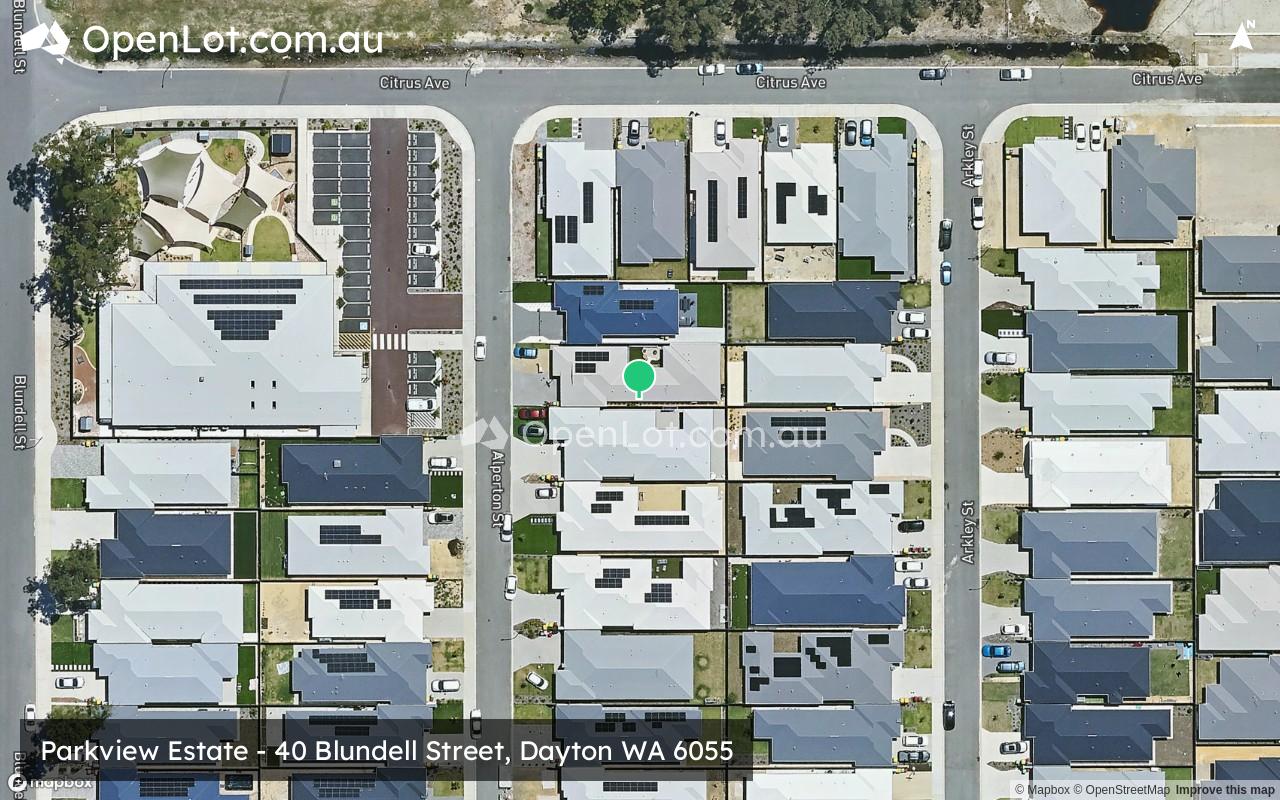 Satellite image for Parkview Estate - 40 Blundell Street, Dayton WA 6055