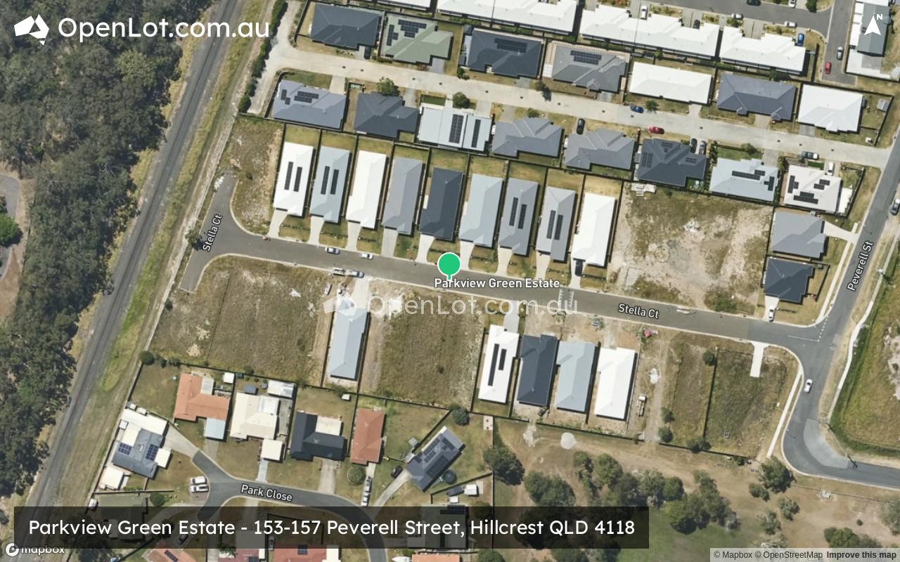 Satellite image for Parkview Green Estate - 153-157 Peverell Street, Hillcrest QLD 4118