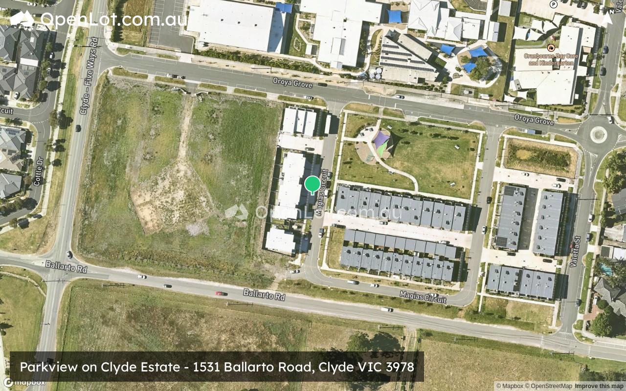 Satellite image for Parkview on Clyde Estate - 1531 Ballarto Road, Clyde VIC 3978