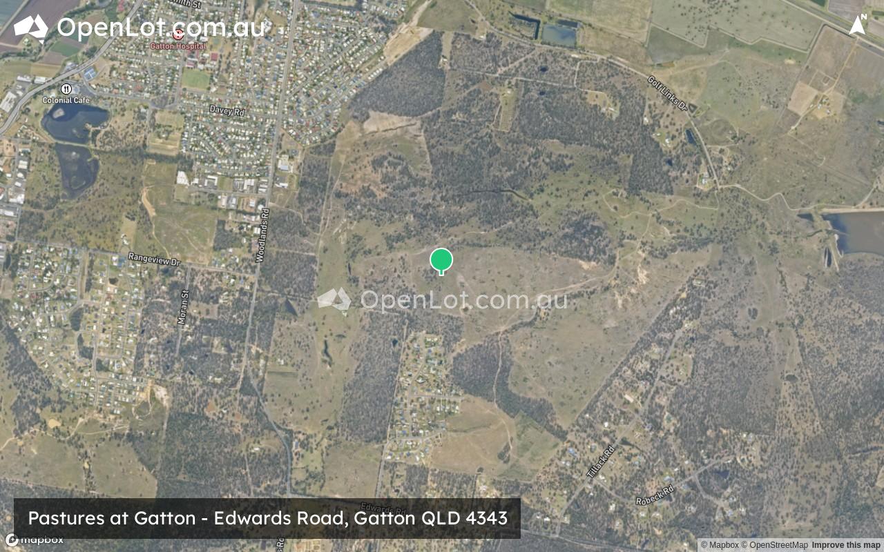 Satellite image for Pastures at Gatton - Edwards Road, Gatton QLD 4343