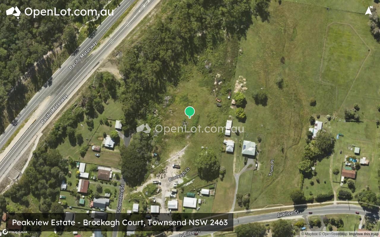 Satellite image for Peakview Estate - Brockagh Court, Townsend NSW 2463