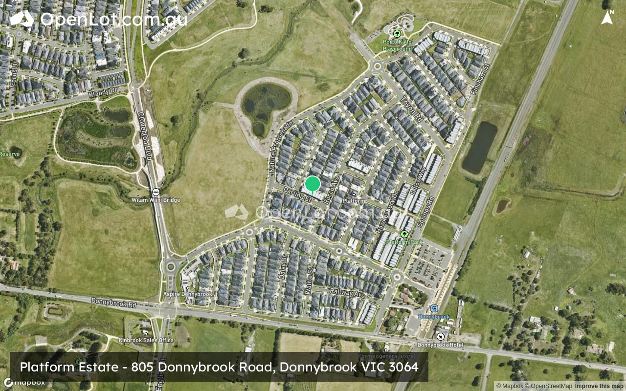 Satellite image for Platform Estate - 805 Donnybrook Road, Donnybrook VIC 3064