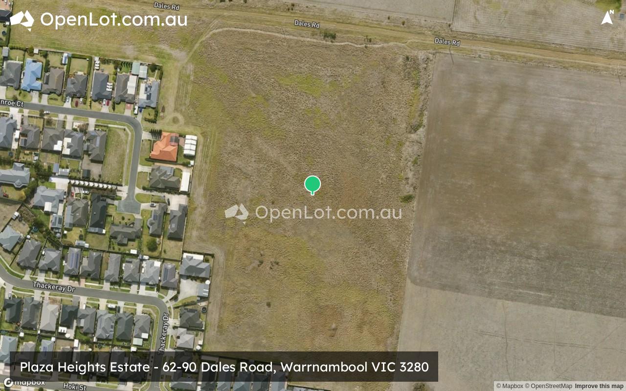 Satellite image for Plaza Heights Estate - 62-90 Dales Road, Warrnambool VIC 3280