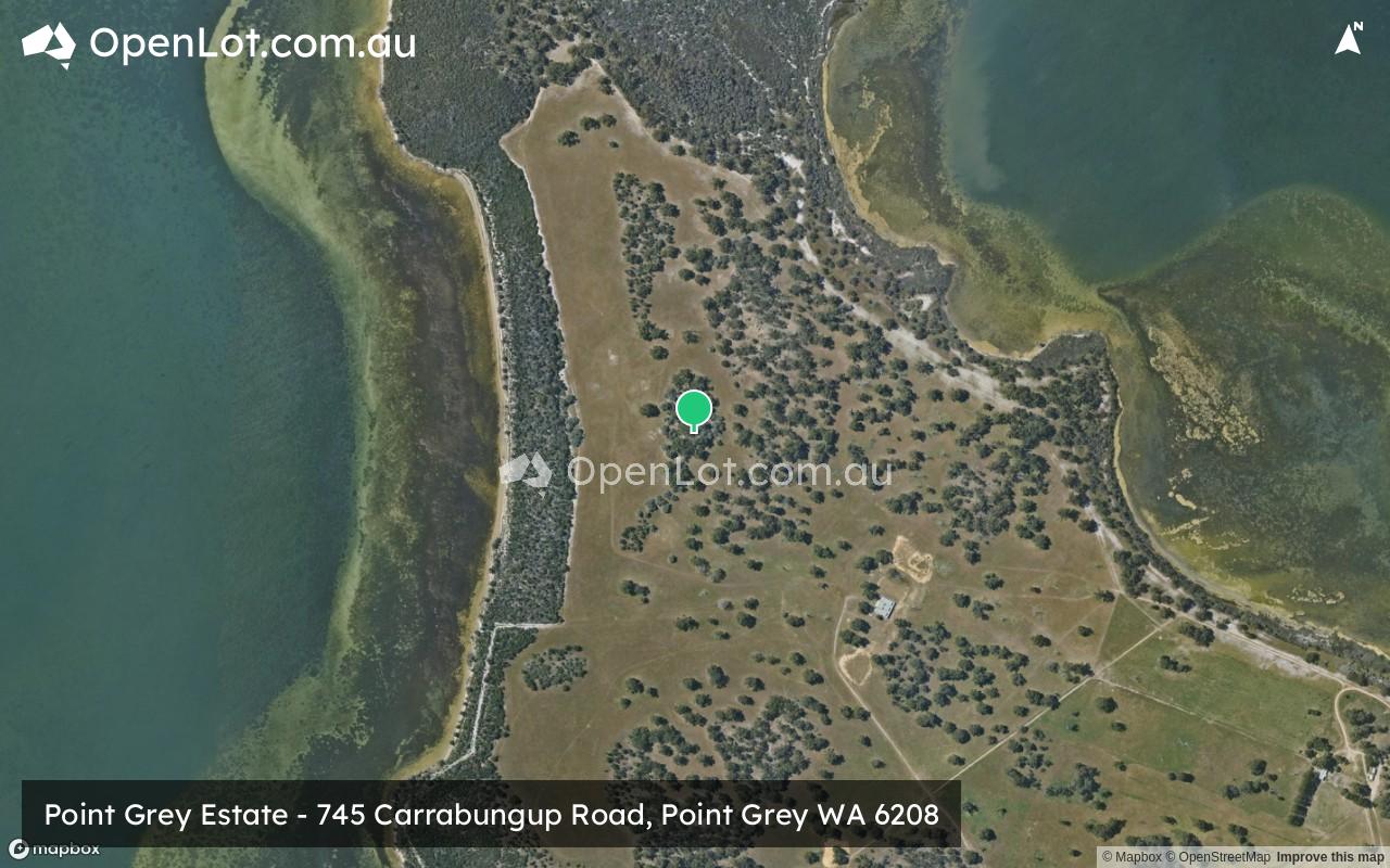 Satellite image for Point Grey Estate - 745 Carrabungup Road, Point Grey WA 6208