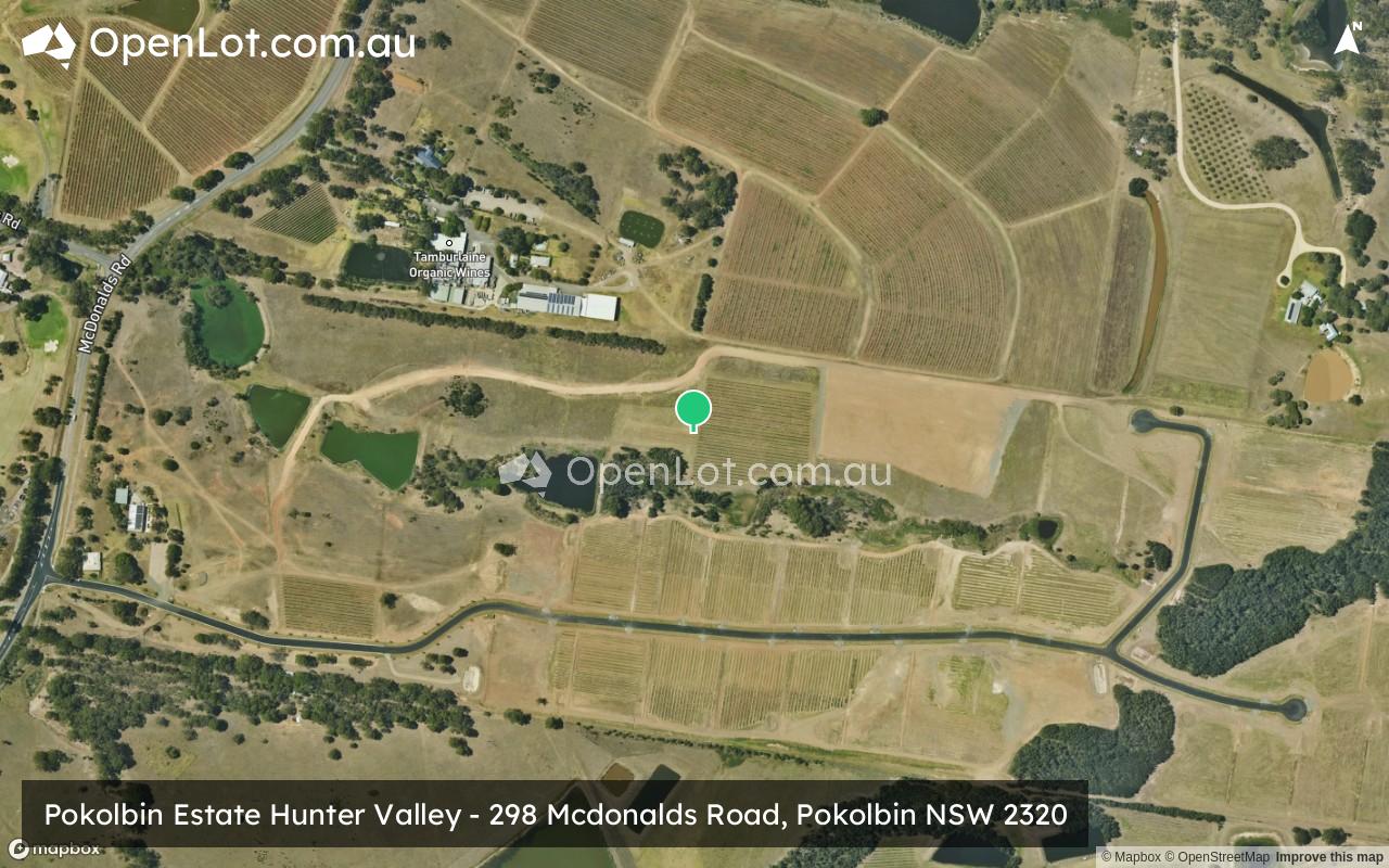 Satellite image for Pokolbin Estate Hunter Valley - 298 Mcdonalds Road, Pokolbin NSW 2320