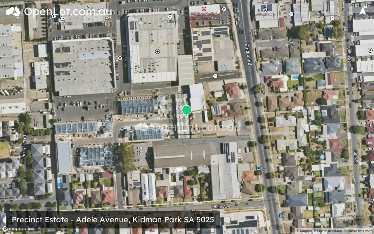 Satellite image for Precinct Estate - Adele Avenue, Kidman Park SA 5025