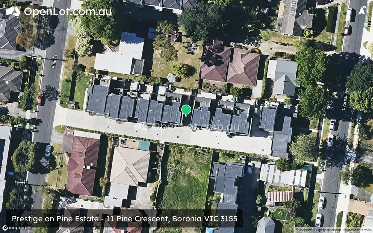 Satellite image for Prestige on Pine Estate - 11 Pine Crescent, Boronia VIC 3155
