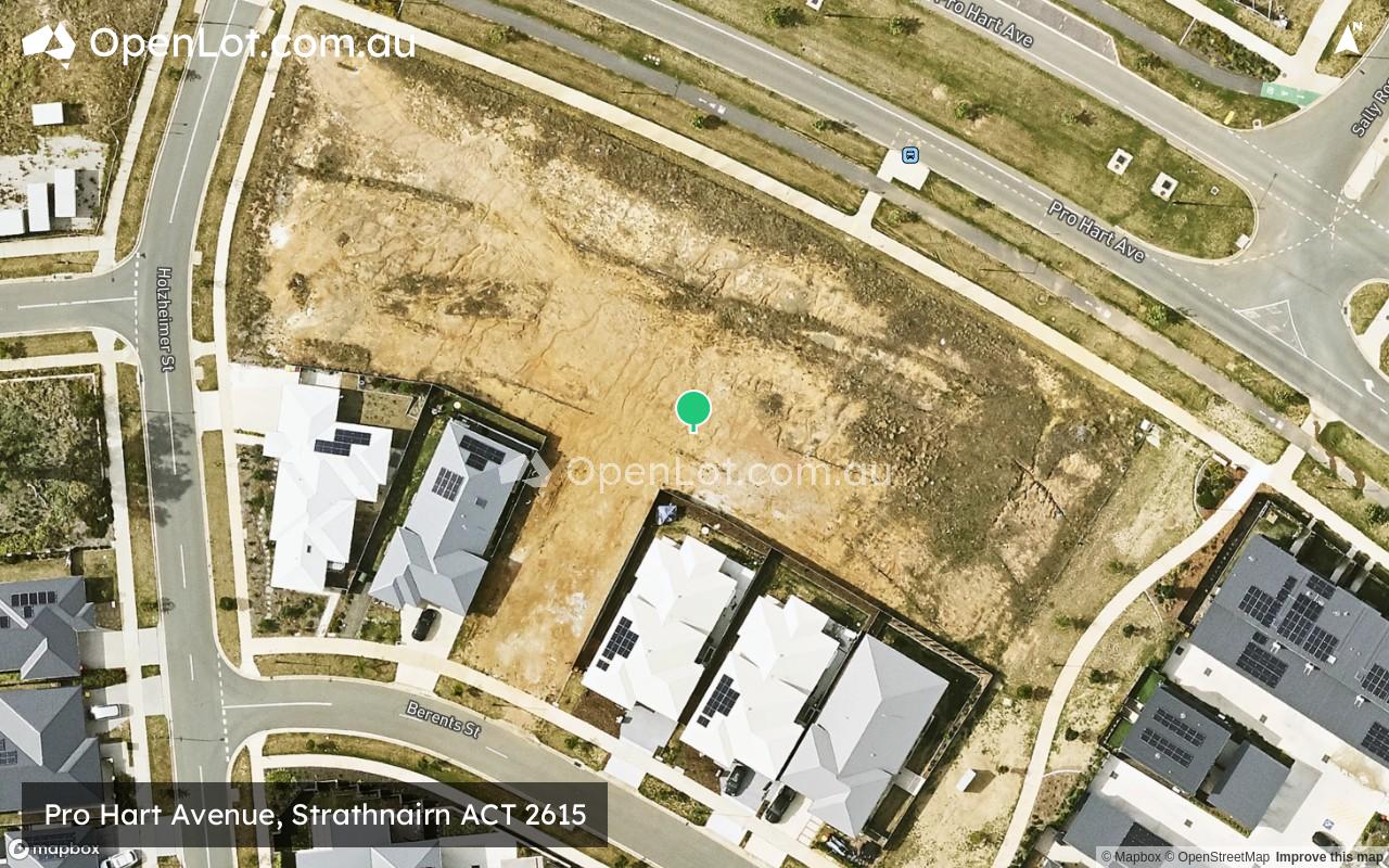 Satellite image for Pro Hart Avenue, Strathnairn ACT 2615