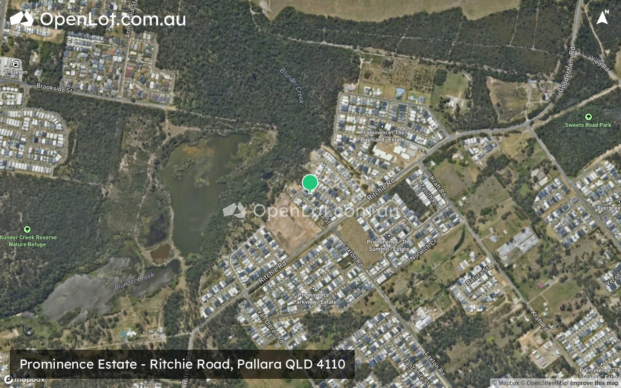 Satellite image for Prominence Estate - Ritchie Road, Pallara QLD 4110