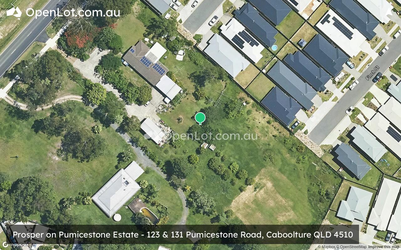 Satellite image for 123 & 131 Pumicestone Road, Caboolture QLD 4510
