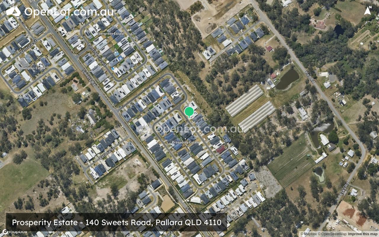 Satellite image for Prosperity Estate - 140 Sweets Road, Pallara QLD 4110