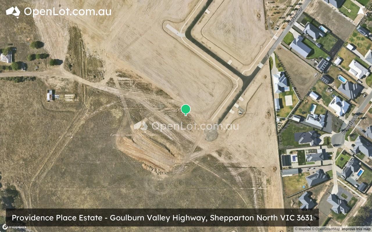 Satellite image for Providence Place Estate - Goulburn Valley Highway, Shepparton North VIC 3631