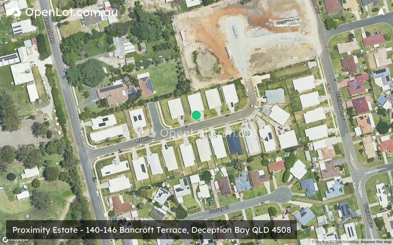 Satellite image for Proximity Estate - 140-146 Bancroft Terrace, Deception Bay QLD 4508