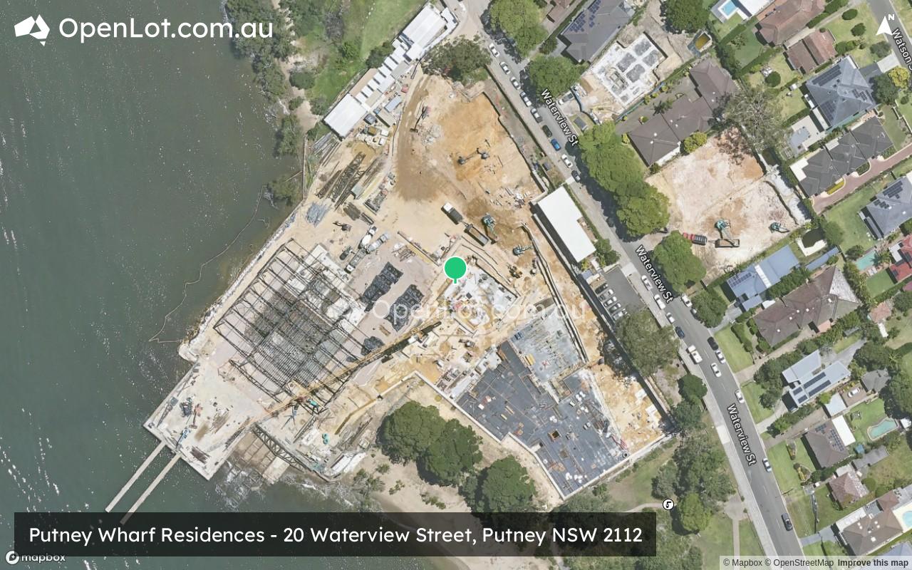 Satellite image for Putney Wharf Residences - 20 Waterview Street, Putney NSW 2112