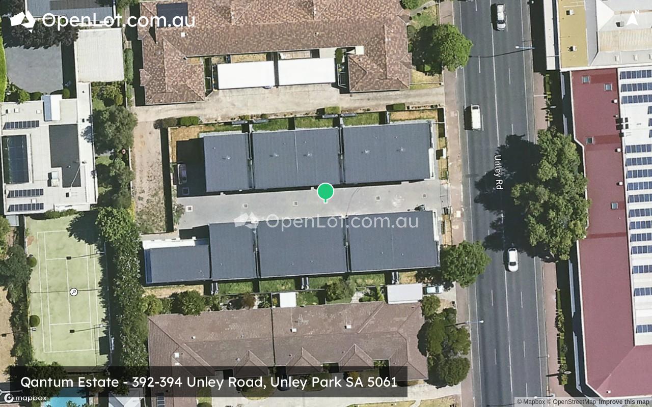Satellite image for Qantum Estate - 392-394 Unley Road, Unley Park SA 5061