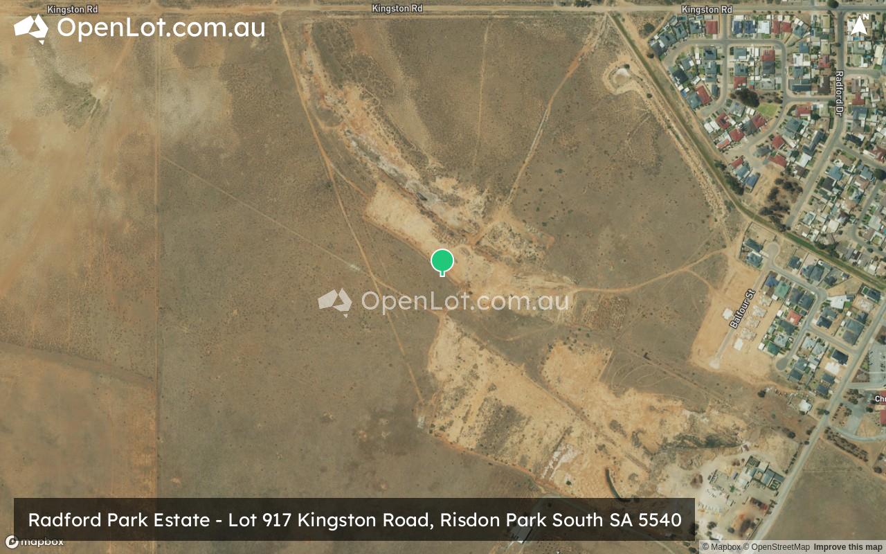 Satellite image for Radford Park Estate - Lot 917 Kingston Road, Risdon Park South SA 5540