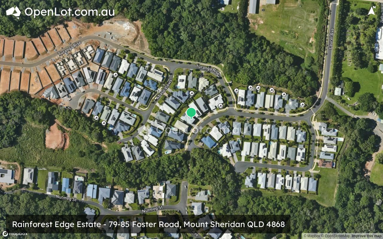 Satellite image for Rainforest Edge Estate - 79-85 Foster Road, Mount Sheridan QLD 4868