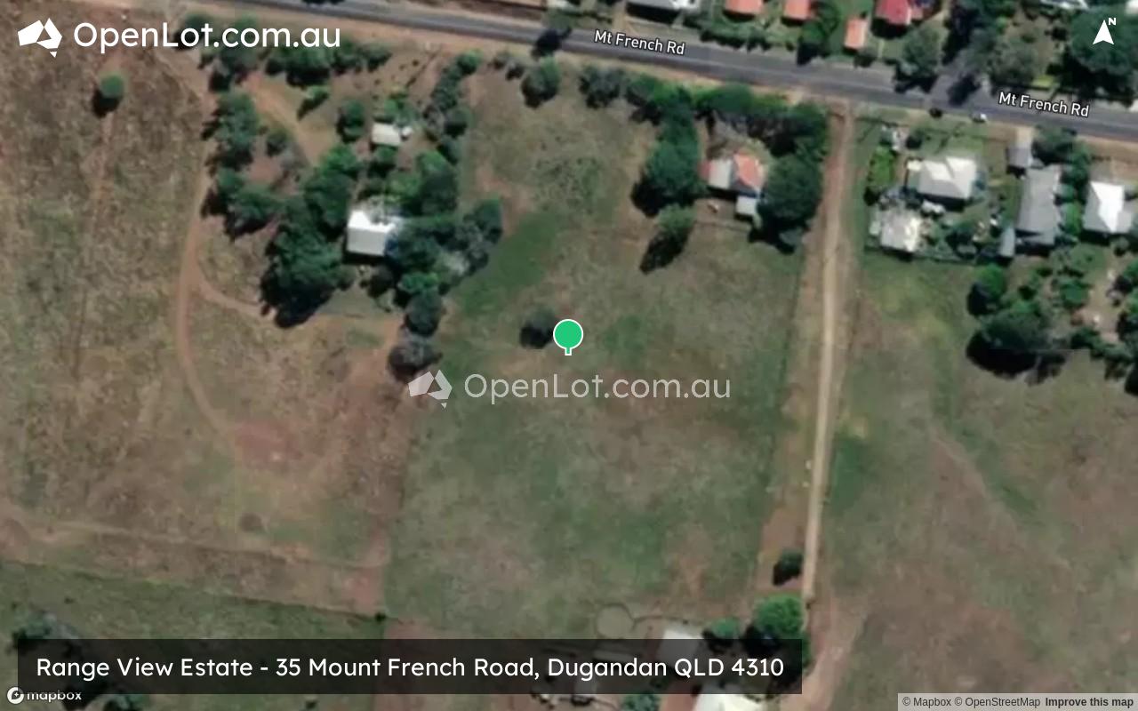 Satellite image for Range View Estate - 35 Mount French Road, Dugandan QLD 4310