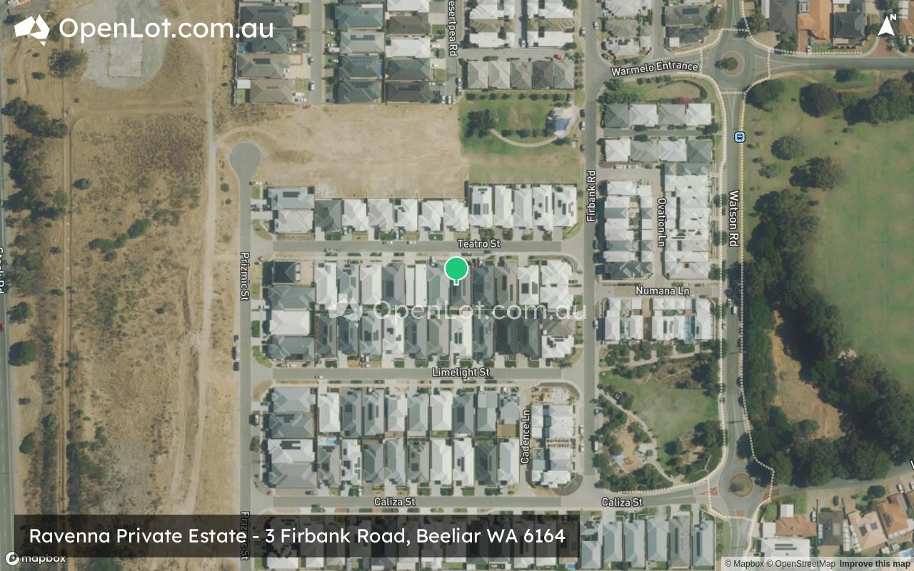 Satellite image for Ravenna Private Estate - 3 Firbank Road, Beeliar WA 6164