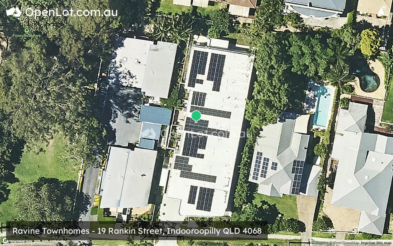 Satellite image for Ravine Townhomes - 19 Rankin Street, Indooroopilly QLD 4068