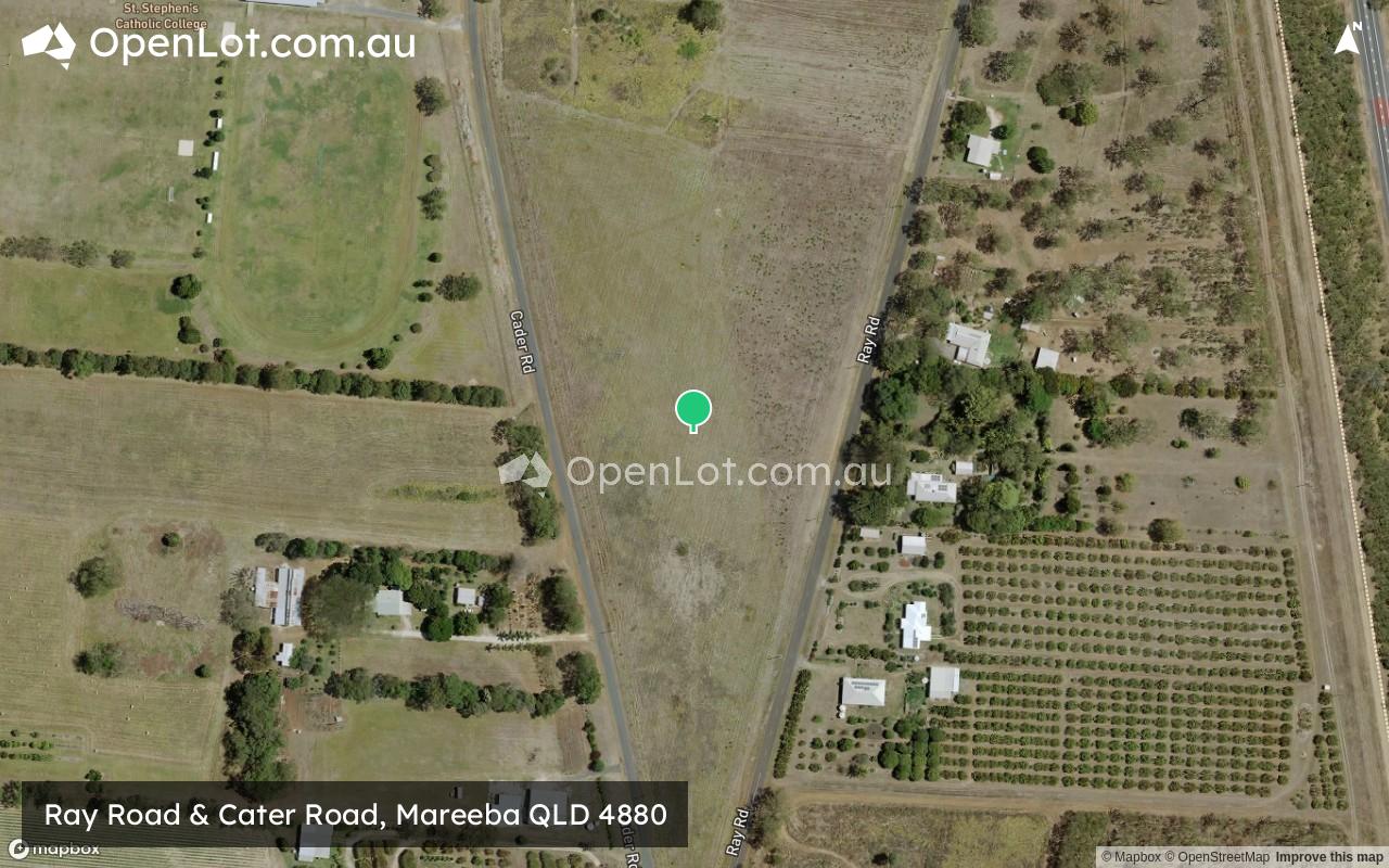 Satellite image for Ray Road & Cater Road, Mareeba QLD 4880