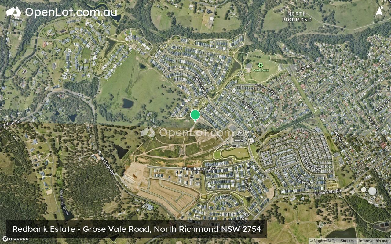 Satellite image for Redbank Estate - Grose Vale Road, North Richmond NSW 2754