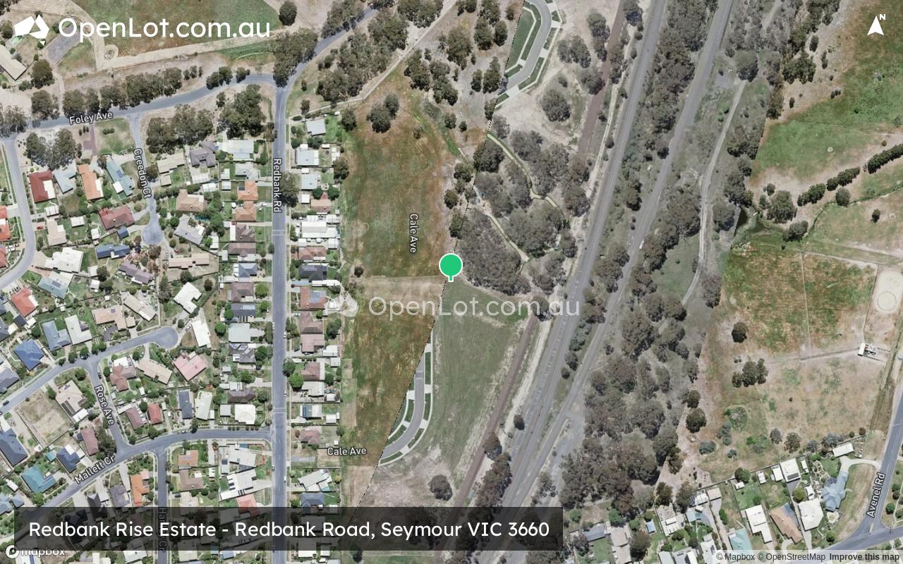 Satellite image for Redbank Rise Estate - Redbank Road, Seymour VIC 3660