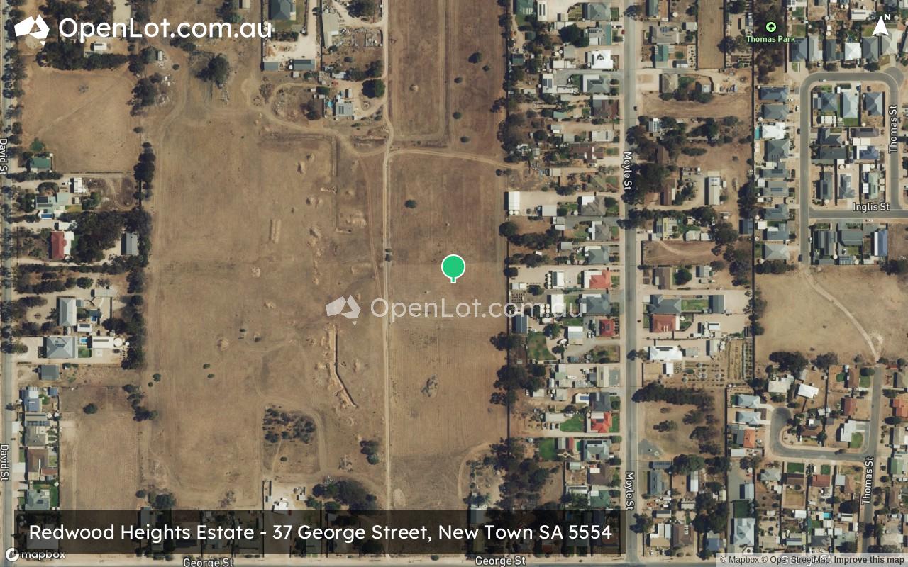 Satellite image for Redwood Heights Estate - 37 George Street, New Town SA 5554