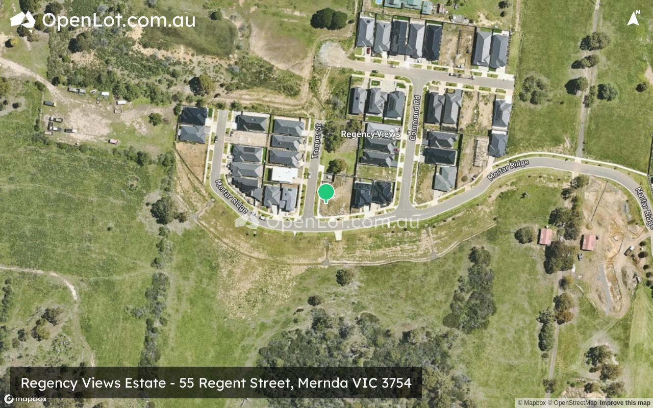 Satellite image for Regency Views Estate - 55 Regent Street, Mernda VIC 3754