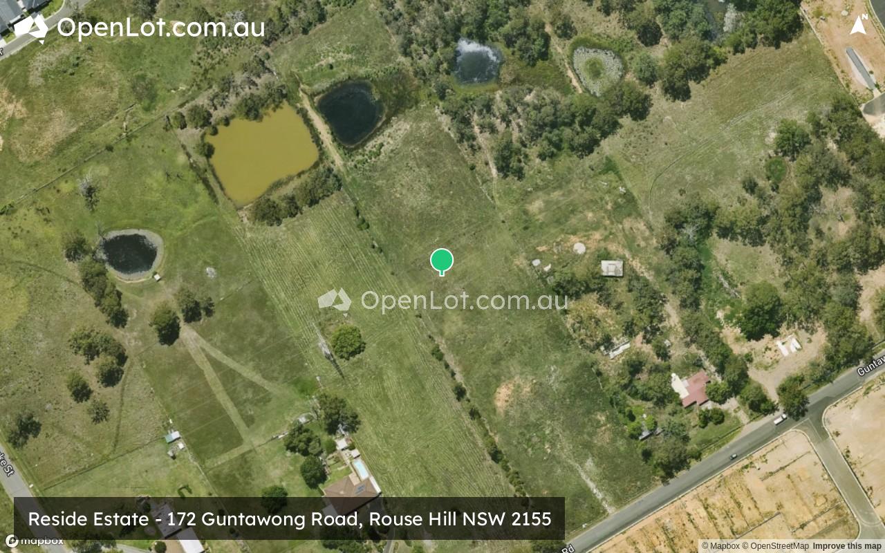 Satellite image for Reside Estate - 172 Guntawong Road, Rouse Hill NSW 2155
